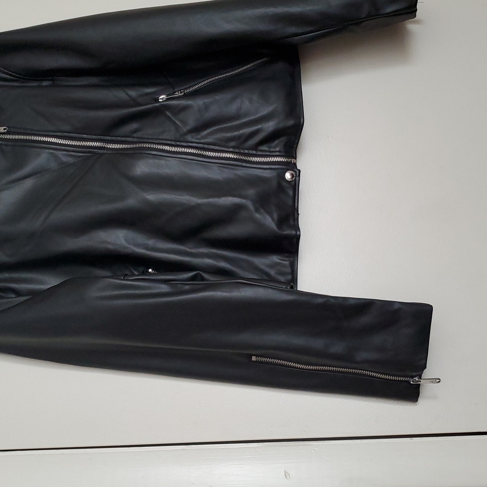 *NWT* Sam Edelman Vegan Faux Leather Moto Jacket - Picture 7 of 16